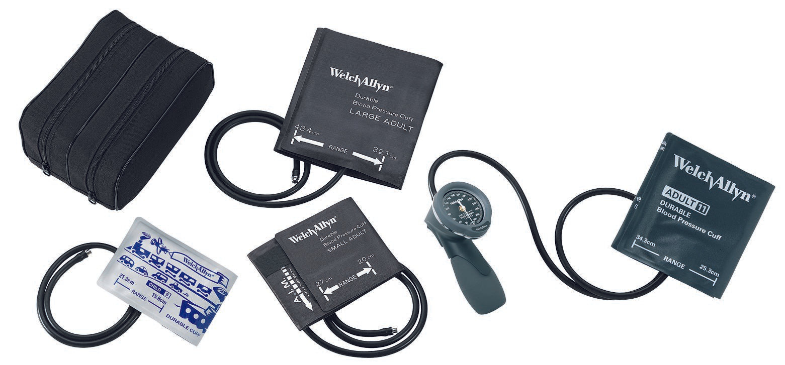 Welch Allyn DS66 Trigger Aneroid Gold Series Palm Aneroid Sphygmomanometer Unit - Multiple Sizes Welch Allyn DS66 Trigger Aneroid Gold Series Palm Aneroid Sphygmomanometer Unit - Multiple Sizes